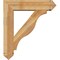 Ekena Millwork Funston Arts and Crafts Rough Sawn Bracket w/ Offset Brace, Western Red Cedar, 8"W x 32"D x 36"H BKT0806X32X36FST03RWR - alternate 3